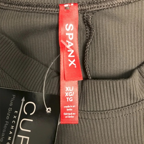 Spanx Ribbed Crew Neck Short Sleeve Bodysuit - Size XL - Picture 6 of 6